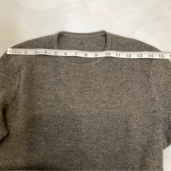 Mens Rag & Bone Collin Crew Neck Sweater Merino Wool Grey - Picture 5 of 9